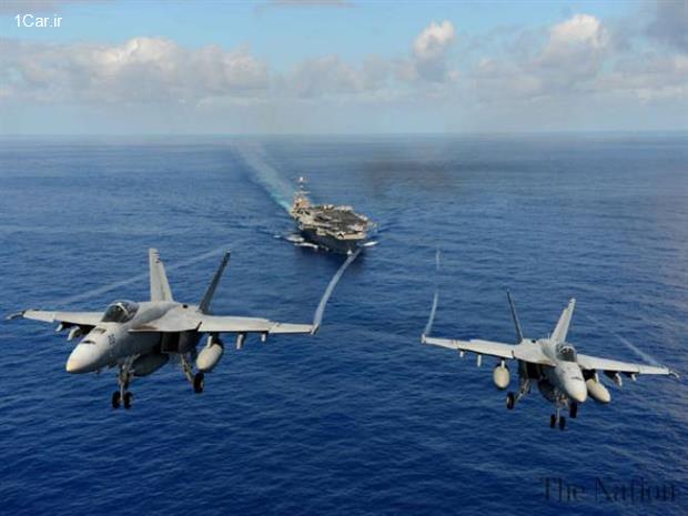 سقوط 2 فروند جنگنده آمریکایی در اقیانوس آرام